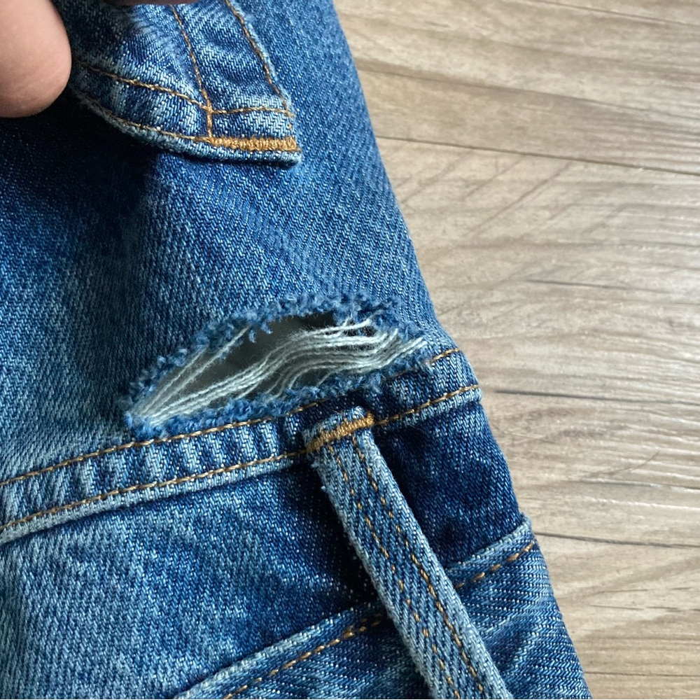 Frame Suede Panel Mix Jeans - Picture 6 of 6